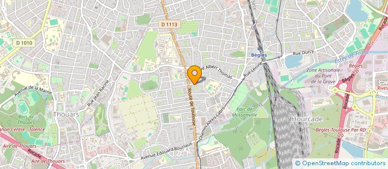 localisation de l'entreprise ROMAIN LACOSTE ENTRETIEN à BORDEAUX