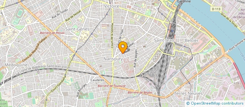 localisation de l'entreprise ROMAIN LACOSTE SARL à BORDEAUX