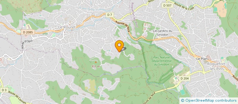 localisation de l'entreprise ROMAIN LE ROY  LE ROURET