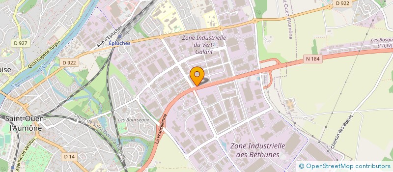 localisation de l'entreprise ROMAIN MAGNAT AUTOMOBILES EURL à SAINT-OUEN-L'AUMONE