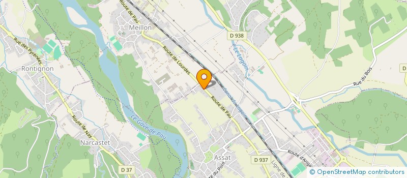 localisation de l'entreprise ROMAIN MARRACQ  LONS