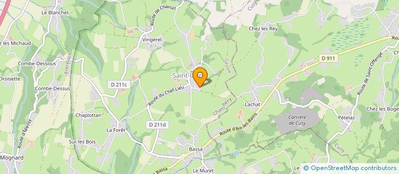 localisation de l'entreprise ROMAIN MONOD INGENIERIE CONSEIL ET GESTION  SAINT-OURS