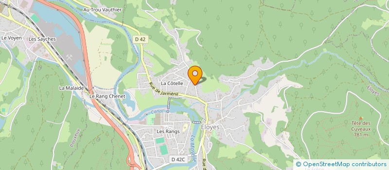 localisation de l'entreprise ROMAIN MULTISERVICES  LE VAL-D'AJOL