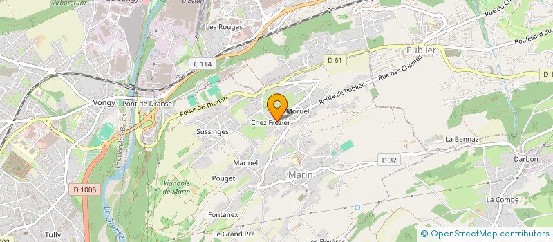 localisation de l'entreprise ROMAIN MUSSET  MARIN