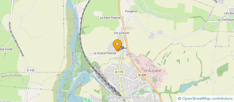 localisation de l'entreprise ROMAIN NANCY  BILLY