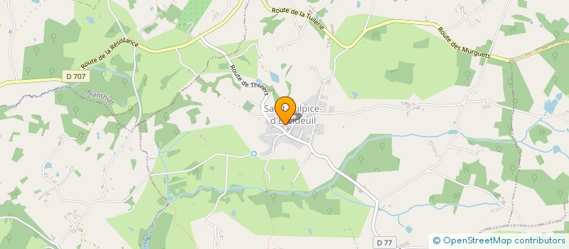 localisation de l'entreprise ROMAIN NOEL  THIVIERS