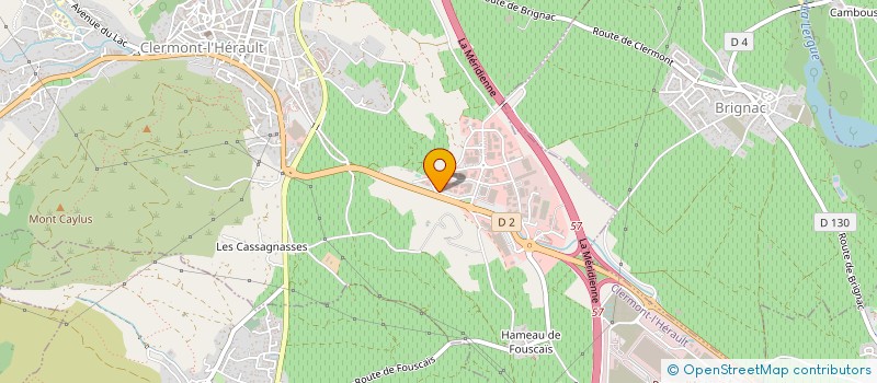 localisation de l'entreprise ROMAIN PIERRE  CLERMONT-L'HERAULT