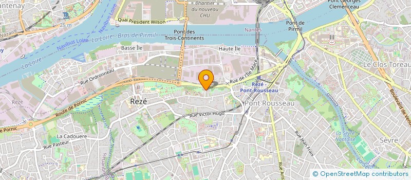 localisation de l'entreprise ROMAIN PORCHER ENERGIES  REZE