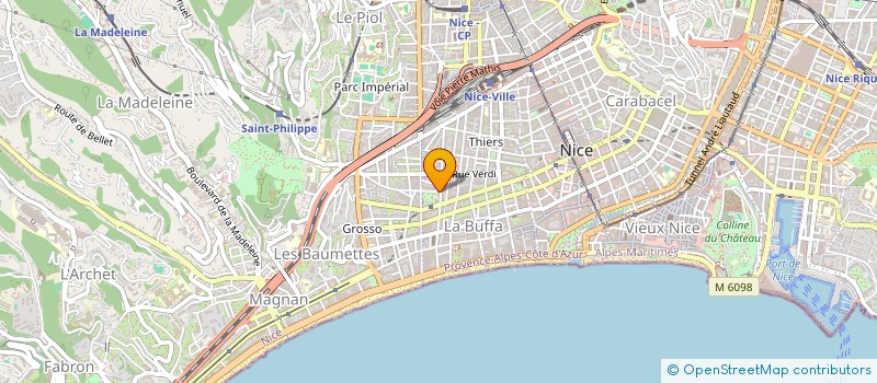 localisation de l'entreprise ROMAIN ROLLAND à NICE