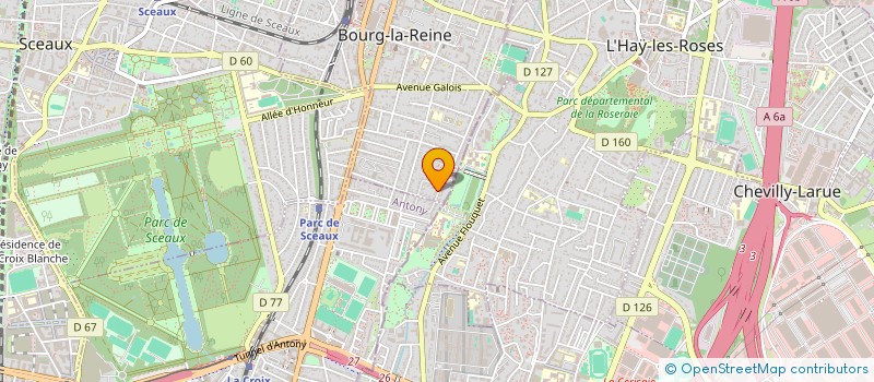 localisation de l'entreprise ROMAIN SICHEZ & CO à BOURG-LA-REINE