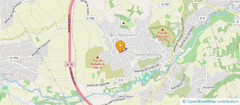 localisation de l'entreprise ROMAIN SOLUTIONS  VEYRE-MONTON