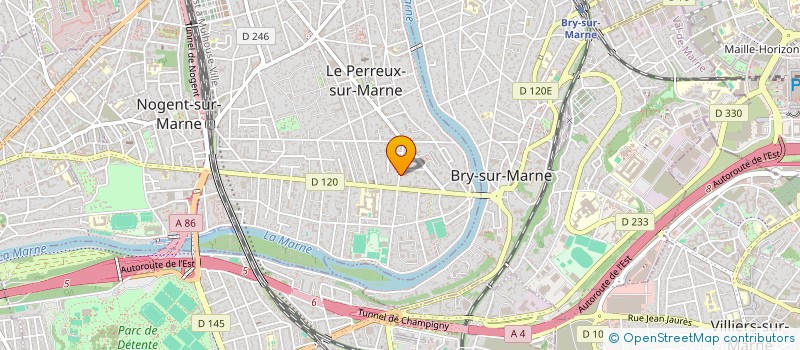 localisation de l'entreprise ROMAIN THOMAS  LE PERREUX-SUR-MARNE