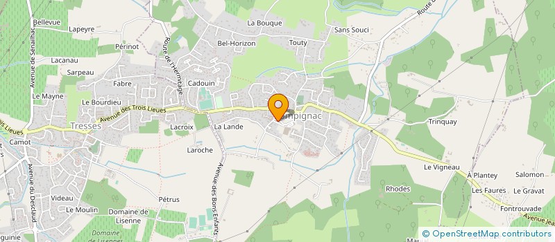 localisation de l'entreprise ROMAINDIS à SALLEBOEUF