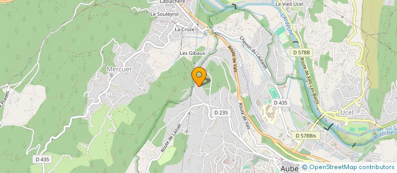 localisation de l'entreprise ROMAINE à AUBENAS