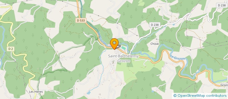 localisation de l'entreprise ROMAINS 8V1  SAINT-BARTHELEMY-GROZON