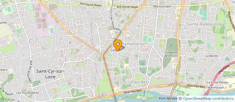 localisation de l'entreprise ROMAL à TOURS