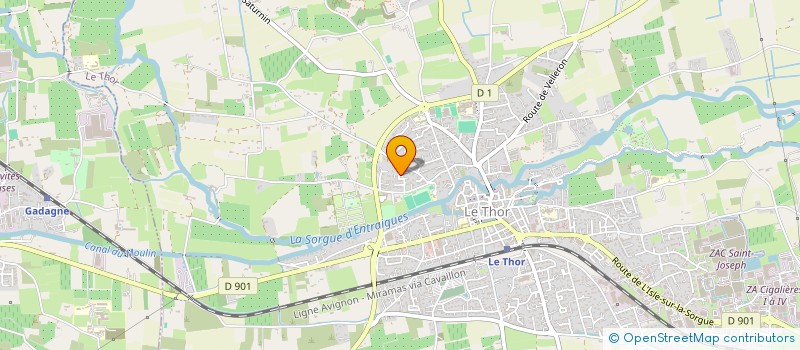 localisation de l'entreprise ROMALEEN  LE THOR