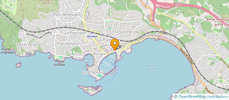 localisation de l'entreprise ROMALEX à BANDOL