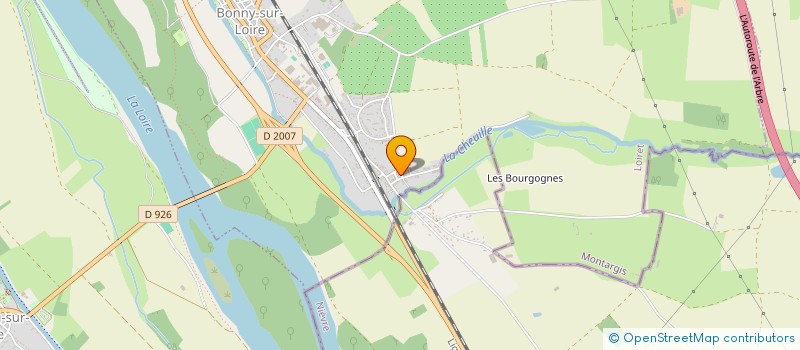 localisation de l'entreprise ROMALEX à BONNY-SUR-LOIRE