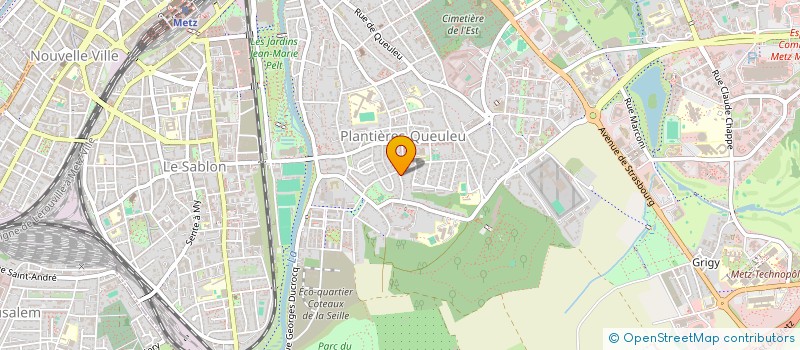 localisation de l'entreprise ROMALEX  METZ