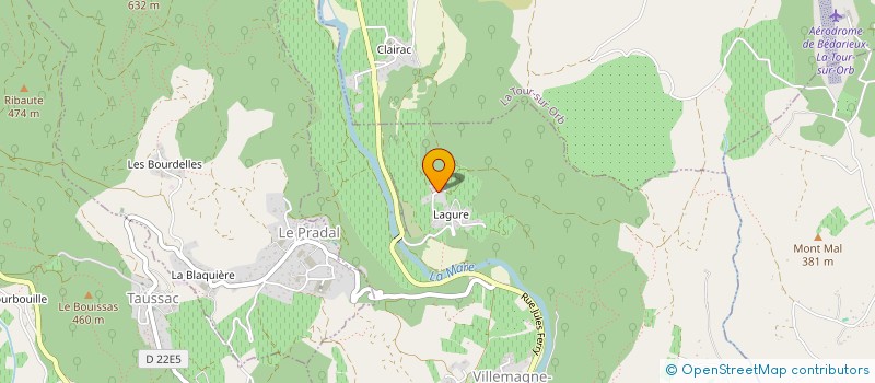 localisation de l'entreprise ROMALEX  VILLEMAGNE-L'ARGENTIERE