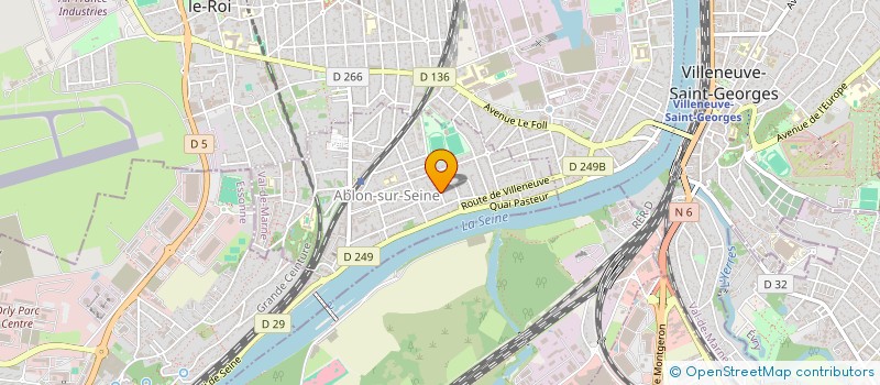 localisation de l'entreprise ROMALEX  ABLON-SUR-SEINE