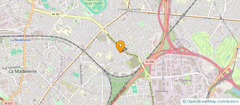 localisation de l'entreprise ROMALEX à MARCQ-EN-BARŒUL