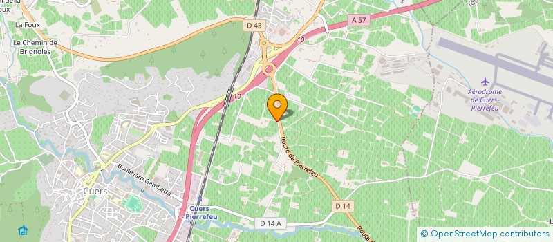 localisation de l'entreprise ROMALIEN  CUERS