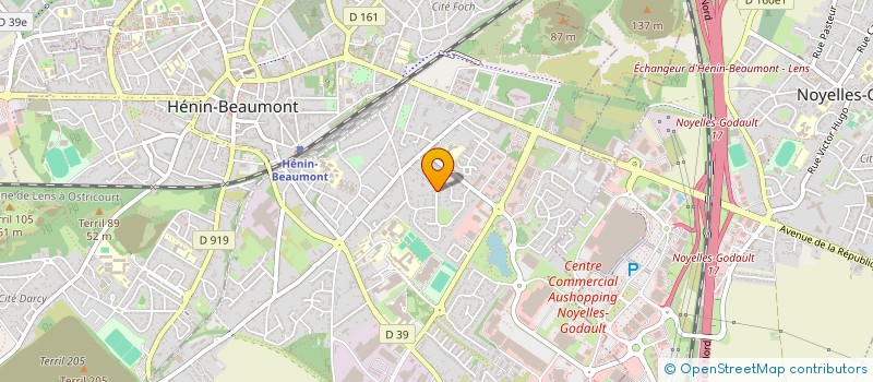 localisation de l'entreprise ROMALINE à HENIN-BEAUMONT