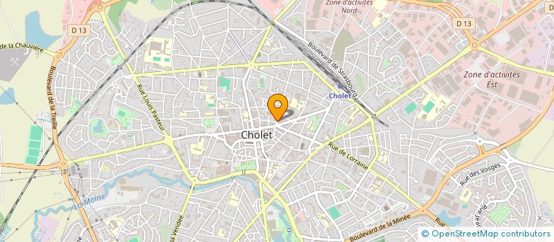 localisation de l'entreprise ROMALISE à CHOLET