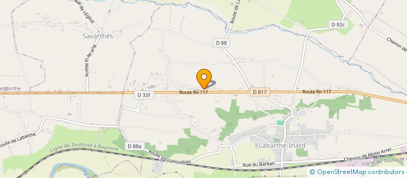 localisation de l'entreprise ROMALOU  LABARTHE-INARD