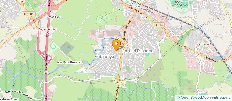 localisation de l'entreprise ROMAMM CONSTRUCTION  PERPIGNAN