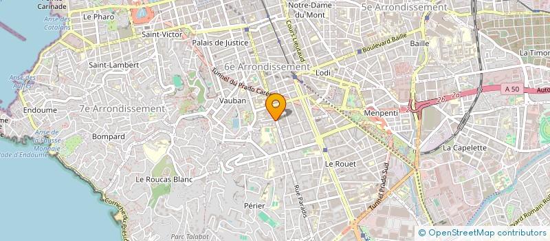 localisation de l'entreprise ROMAN à MARSEILLE
