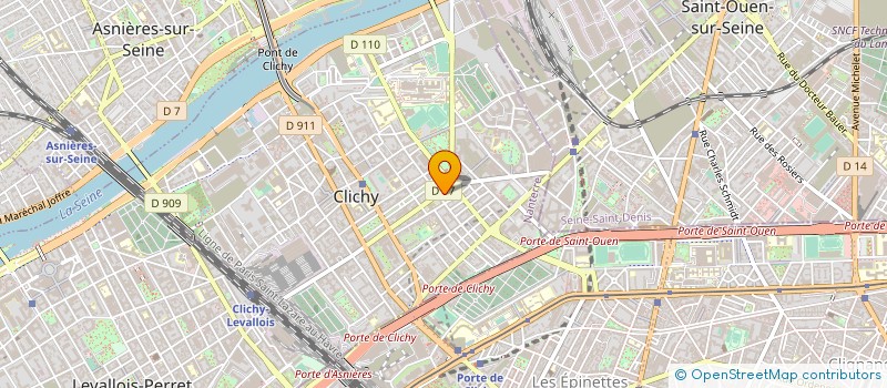 localisation de l'entreprise ROMAN A CLEF à CLICHY
