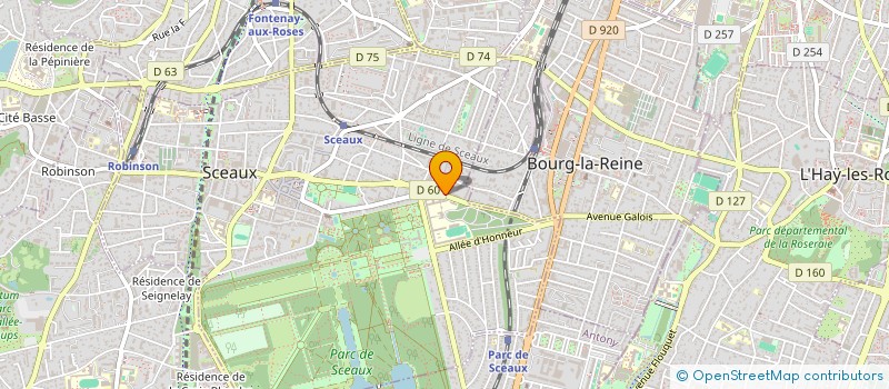 localisation de l'entreprise ROMAN BAT à SCEAUX