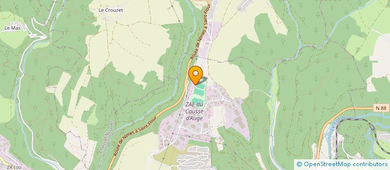 localisation de l'entreprise ROMAN/BRAJON  MENDE