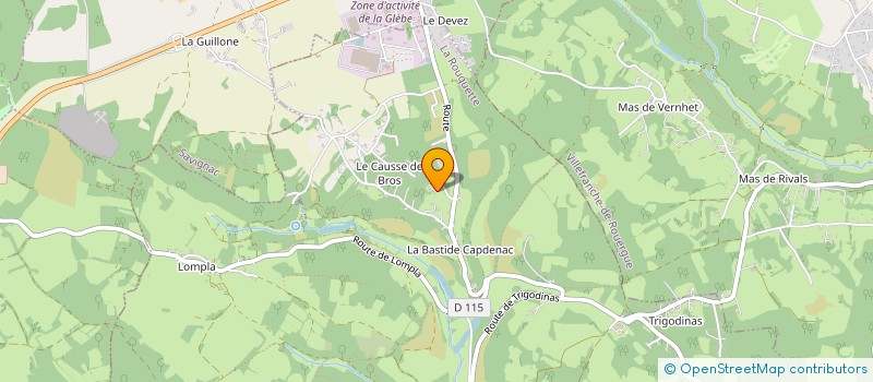 localisation de l'entreprise ROMAN COMPOSITES  LA ROUQUETTE