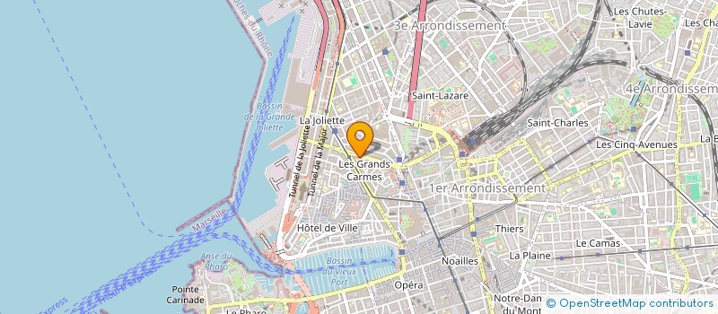 localisation de l'entreprise ROMAN EXPRESS à MARSEILLE