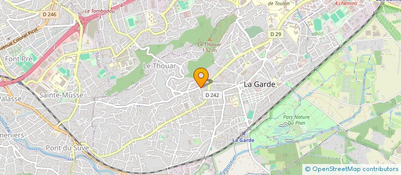localisation de l'entreprise ROMAN HABITAT SERVICE à LA GARDE