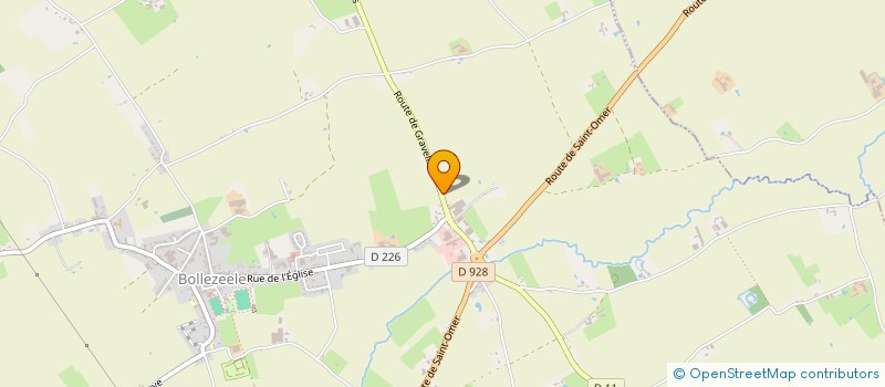 localisation de l'entreprise ROMAN'LOC  BOLLEZEELE