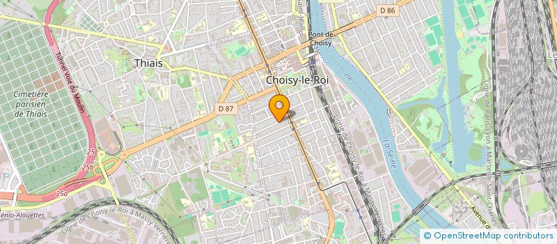 localisation de l'entreprise ROMAN NOIR à CHOISY-LE-ROI