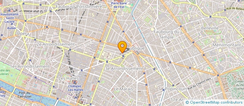 localisation de l'entreprise ROMAN QUO VADIS à PARIS