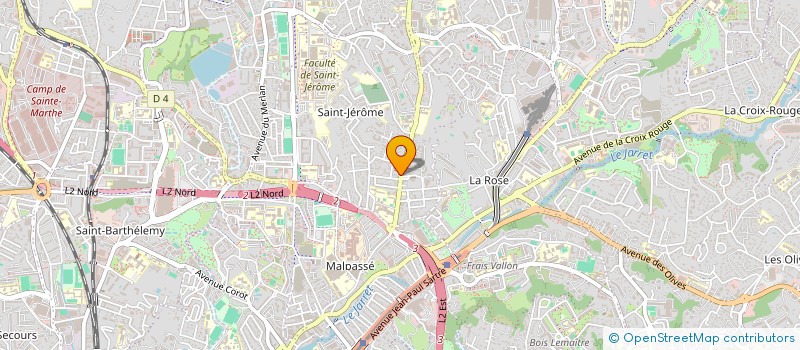 localisation de l'entreprise ROMAN TRAITEUR à MARSEILLE