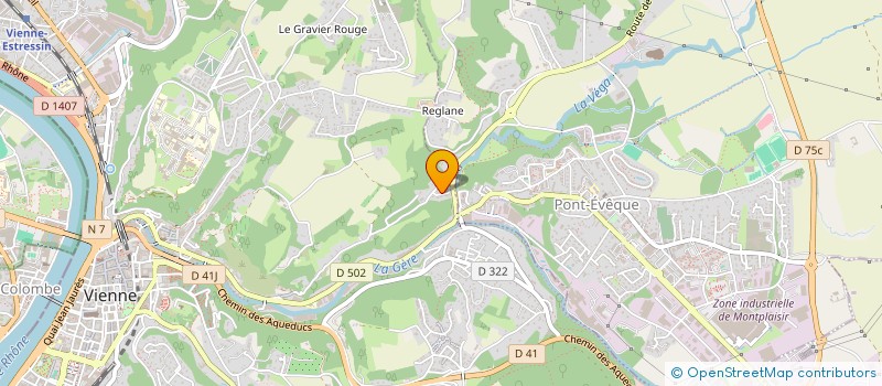 localisation de l'entreprise ROMANA 34  VIENNE