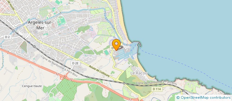 localisation de l'entreprise ROMANA  ARGELES SUR MER