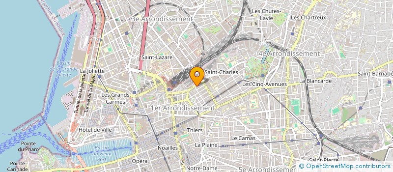 localisation de l'entreprise ROMANA à MARSEILLE