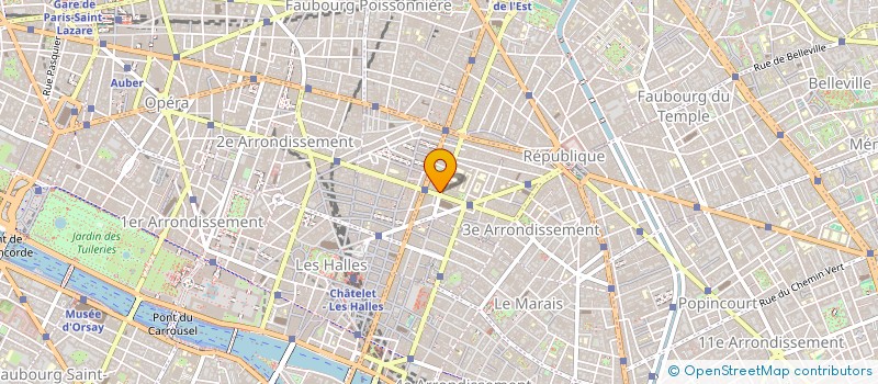 localisation de l'entreprise ROMANA à PARIS