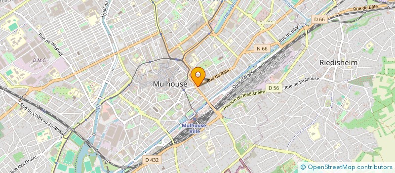 localisation de l'entreprise ROMANA EURL  MULHOUSE