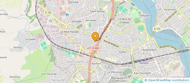 localisation de l'entreprise ROMANCE  LORIENT