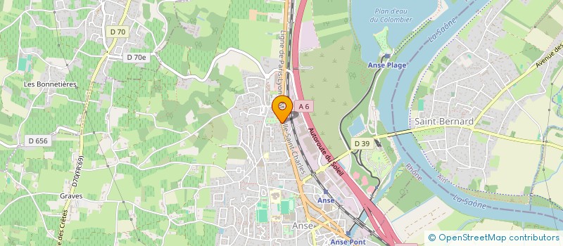 localisation de l'entreprise ROMANCE 69  ANSE